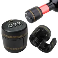 Serrure à combinaison pour bouteilles de vin et d'alcool 50mm Backset Password Code Top Stopper pour tailles 26-28mm Fermetures de bouteilles de vin