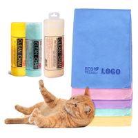 Serviette en chamois artificielle rectangulaire à forte absorption et durable, conçue pour le nettoyage de la cuisine