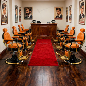 Silla de peluquero profesional de lujo Silla Baber de lujo Silla de estilismo para barbería Sillas De Peluquería - Product Image 5