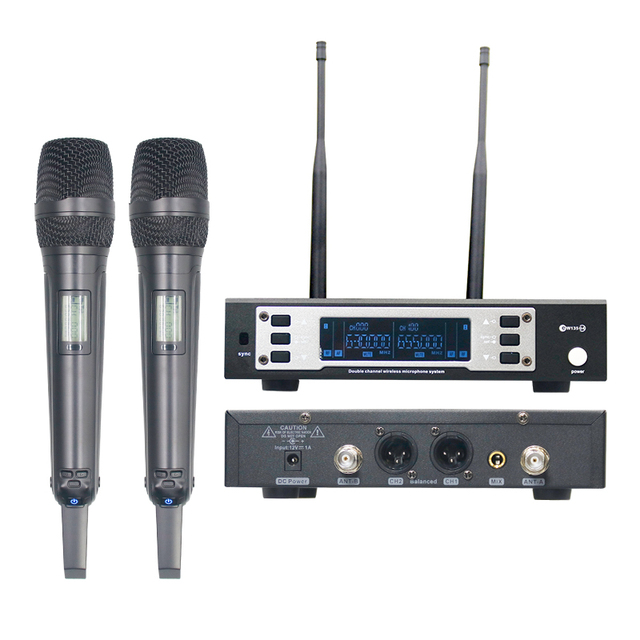 EW135 G4 UHF Dual-Channel Wireless  Microphones System - Professional 2.4G Cordless for Stage, Live Performance, Broadcasting
