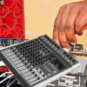 Mesa de Som/Controladora de DJ Cooyinka 12 Canais Profissional com Bluetooth, Tela Colorida, Reprodutor de MP3 e 2x99 <span class=keywords><strong>DSP</strong></span> em Metal - Product Image 5