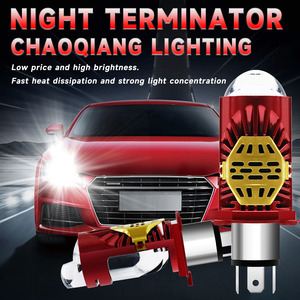 LELANPU Ampoules de phare à lentille de projecteur <span class=keywords><strong>LED</strong></span> pour voiture H11 H4 avec couvercle RGB en forme de 9005, contrôle par application AC/DC, pilote <span class=keywords><strong>stroboscopique</strong></span> pour mini-moto - Product Image 4