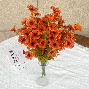 Hierba verde artificial eucalipto Rosa Gypsophila Calla flores de lirio para boda y decoración del hogar para la decoración de la Mesa de la sala de estar - Product Image 4