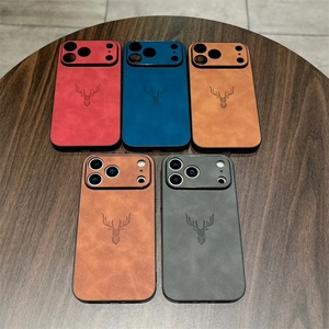เคสโทรศัพท์ลายกวางหนัง PU กันกระแทก รุ่นขายดี สำหรับ iPhone 17 XR 11 12 13 14 Pro 15 Plus 16E 16 Pro Max - Product Image 2