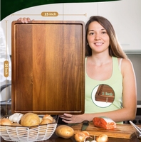 Planche à découper de qualité supérieure Planches à découper en bois vierges de cuisine Design tendance à la mode
