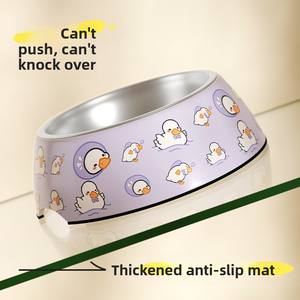 Tazón <span class=keywords><strong>de</strong></span> Comida para Perros Yaobang, Bonito y Redondeado, <span class=keywords><strong>con</strong></span> Diseño Personalizado, 100% Plástico, Impermeable, Antideslizante, Semiautomático, para Exteriores/Viajes/Interiores - Product Image 4