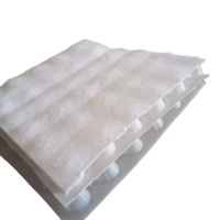 Planche de drainage alvéolée en HDPE pour piscine souterraine et étang, étanchéité écologique, panneaux de toiture