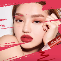 Tasse non collante longue durée Colorable Matte Lip Liner Marker Pen Lipstick Liquid Set