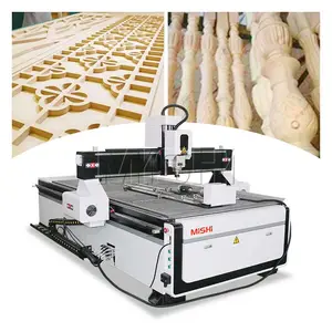 धातु लकड़ी की मिलिंग के लिए MISHI 4 अक्ष लकड़ी पर नक्काशी सीएनसी राउटर मशीन, डीएसपी के साथ 2डी और 3डी विज्ञापन लकड़ी सीएनसी राउटर