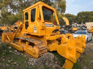 รถดันดินตีนตะขาบ Caterpillar D5H/D6D/D7G มือสอง ขนาด 2.7CBM/2.7 เมตร พร้อมระบบเกียร์ Planetary Powershift และมอเตอร์แบริ่งแท้รุ่น D5G - Product Image 3