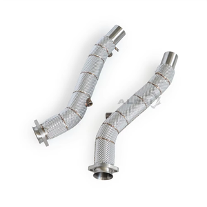 Tubo de Escape de Alto Flujo con Protección Térmica Sonicdiy SS304 para Ferrari F360 Challenge Stradale 3.6L, Escape de Carreras <span class=keywords><strong>2005</strong></span> - Product Image 5