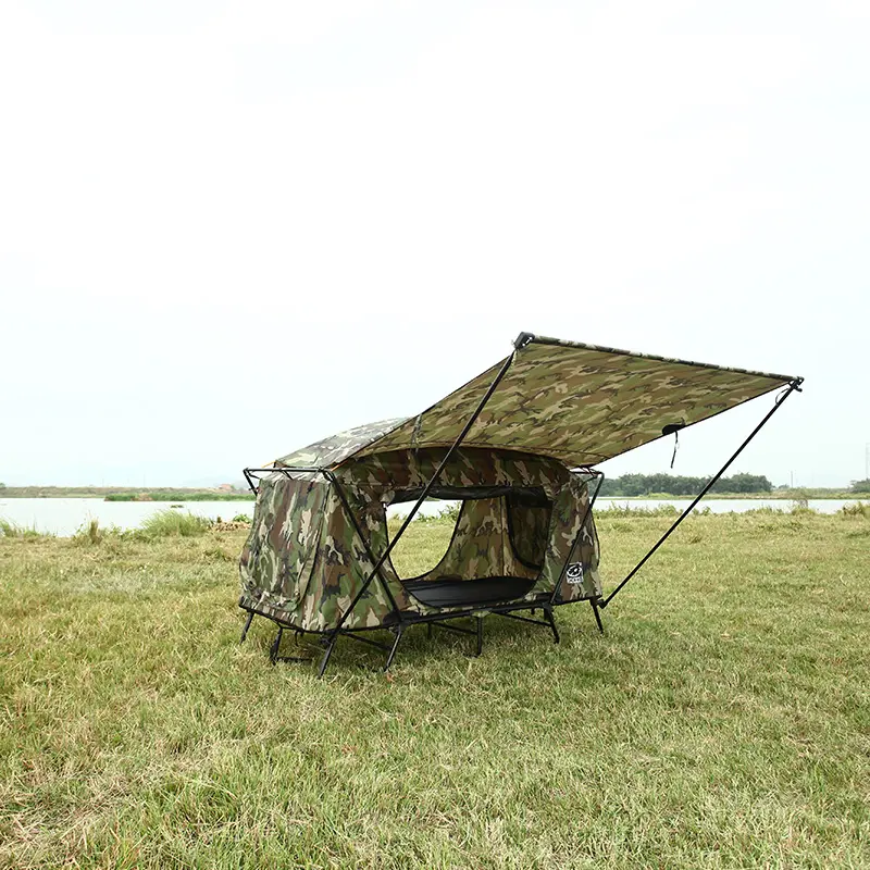 Tenda Luar Ruangan Pola Kamuflase Tenda Kemah Ransel Tenda Perjalanan Cot Camping Hiking Peralatan Luar Ruangan