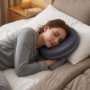 Coussin de Voyage Compact en Mousse à Mémoire de Forme pour Sieste au Bureau, Protection Auriculaire Circulaire pour Dormeurs Latéraux, Idéal pour Piercings - Product Image 3