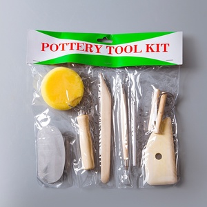 8 pièces <span class=keywords><strong>poterie</strong></span> ensemble d'outils sculpture argile à modeler outils bricolage sculpture argile ensemble pour <span class=keywords><strong>poterie</strong></span> modélisation <span class=keywords><strong>four</strong></span> cuisson argile séchage à l'air - Product Image 4