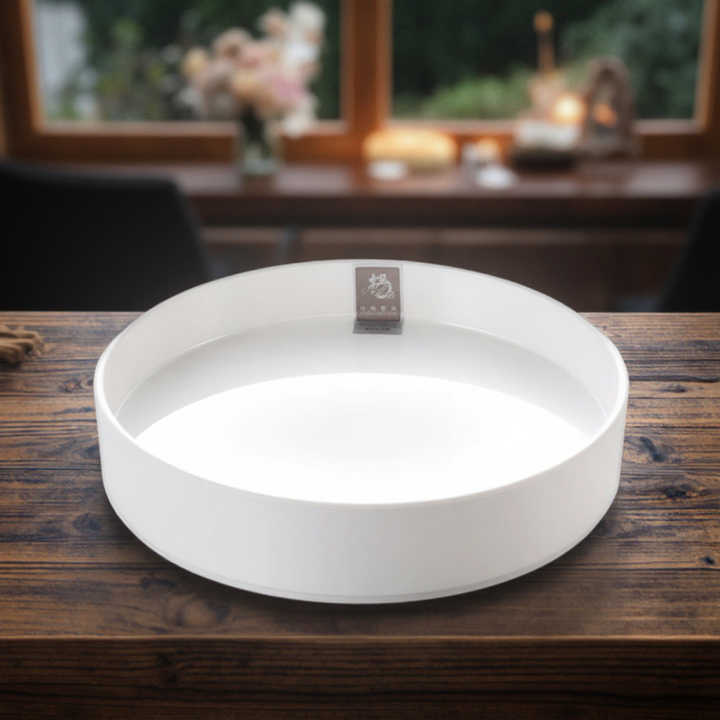 Certified High Quality 100% Melamine Round Serving Tray Large