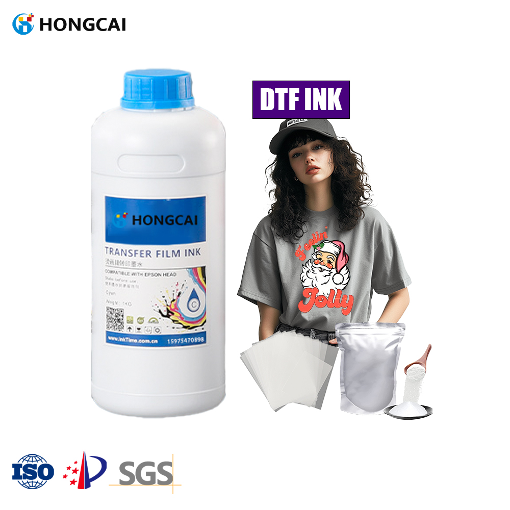 Чернила Honcai DTF 1000 мл Премиум DFT Tinta белого цвета УФ текстильные струйные чернила DTF для принтера Epson L1800 I1600 I3200 4720 DX5