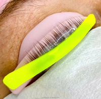 Compensateur de cils en silicone flexible et réutilisable, six teintes pastel au choix, accessoires auxiliaires pour rehaussement de cils en salon