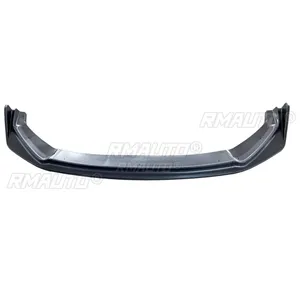 Lèvre de pare-chocs avant Fit Jazz aspect fibre de carbone, diffuseur de pare-chocs avant style sport pour Honda Fit Jazz 2014-2017, accessoires auto - Product Image 6