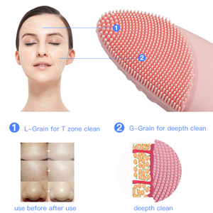 Brosse Nettoyante Électrique en Silicone à Chargement Sans Fil pour le Visage et le Corps, Étanche, Vente en Gros Usine, GZ RTS, Lots Mixtes - Product Image 2