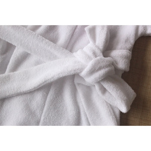 Customizable White Super Soft <strong>Newborn</strong> Knotted Kids Children <strong>Dressing</strong> <strong>Gown</strong> - Product Image 6
