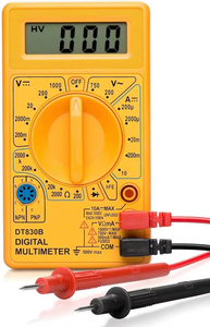 MM1NDW 220V AC เครื่องวัดแรงดันไฟฟ้าเฟสเดียวขนาดเล็กพร้อมจอแสดงผล LED วัดกระแสไฟฟ้า สีเหลือง ความแม่นยำระดับ 1.5 - Product Image 2