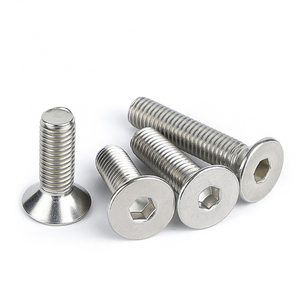 M10 M12 M16 DIN7991 <span class=keywords><strong>A2</strong></span> A4 Tornillos Allen de cabeza plana de acero inoxidable Pernos de cabeza avellanada de cabeza hueca hexagonal - Product Image 3