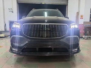 ชุดแต่งคาร์บอนไฟเบอร์ใหม่สำหรับ Mercedes Maybach GLS600 อัพเกรด LD-Style ชุดแต่งรอบคัน ประกอบด้วยลิ้นกันชนหน้า ดิฟฟิวเซอร์ สปอยเลอร์ ฝากระโปรงแบบไวด์บอดี้ ปี 2019- ติดตั้งด้วยกาวในตัว - Product Image 4