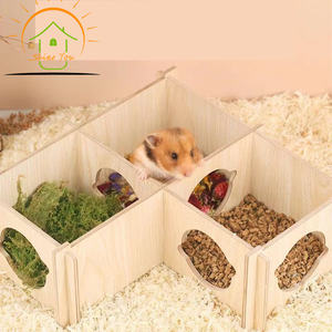 Yüksek kalite ve ucuz fiyat hamster kafes pet evler chinchilla ve gine domuzları için mobilya ahşap pet house - Product Image 2