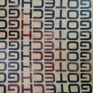 Adesivo Metallico Personalizzato in Nichel Elettroformato per Frigorifero, TV, Auto, Chitarra, Laptop, Notebook, Display, Telefono Cellulare - Product Image 5