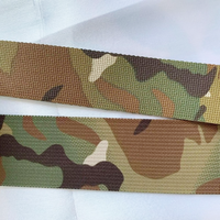 Sangle en polyester haute ténacité de qualité tactique, personnalisable en gros (OEM/ODM), motif camouflage Mil-Spec 1000D, pour sacs tactiques et équipement de plein air