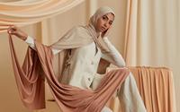 Hijab en Jersey de Coton Doux Premium FRC, Léger, Bambou, Écharpe Hijab Femme, Maxi Hijab en Jersey Extensible Double Sens
