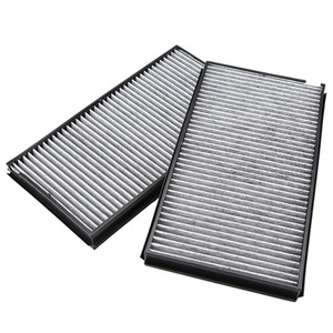Cabin Air Filter For BMW 5 Series E60 528i 535i 545i 550i 650i M5 M6 <b>Carbon</b> Cloth Replacement Part Number 180725466 - Product Image 1