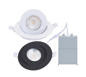 <span class=keywords><strong>Dimmable</strong></span> Spotlight nhãn cầu Gimbal Đen Downlight <span class=keywords><strong>3</strong></span> ''4'' 6 ''lõm Trần nồi ánh sáng - Product Image 3