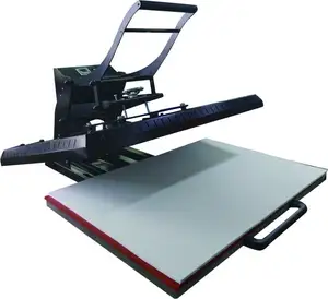 Clothing Printing Wide Format Manual Type Single Bed 220V and 110V Auto Open Heat Press Machine 40 inch