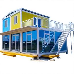 Maison conteneur personnalisable à 2 étages, maisons pliables et détachables, <span class=keywords><strong>3</strong></span> chambres, 2 salles de bain, maisons conteneur de luxe de 40 pieds - Product Image 4