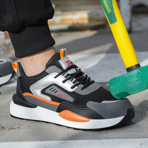 Chaussures de travail légères à bout d'acier <span class=keywords><strong>pour</strong></span> hommes 924-4, confortables, anti-perforation, <span class=keywords><strong>pour</strong></span> la course en plein air et le travail - Product Image 1