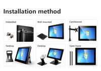 I3/I5/I7 tout-en-un PC Android panneau industriel Pc refroidissement sans ventilateur fenêtre intégrée 11 écran tactile mural ordinateur tactile