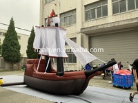 Modèle de bateau pirate gonflable géant Bateau pirate gonflable pour la publicité