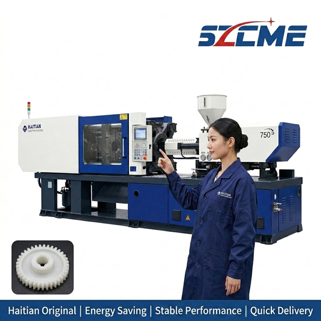 Mesin Cetak Injeksi Plastik Haitian 200 Ton Second Machine Plastic Injection Highspeed Used Injection Molding Machines