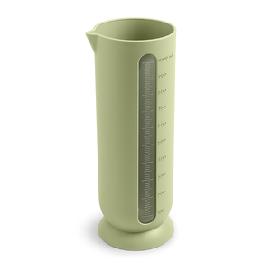 Outil de mesure de carafe graduée en polypropylène vert opaque de 1 litre 10.5cm de longueur 23cm de hauteur Italie - Product Image 1