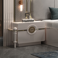 Ensembles de cadres de lit de taille King, meubles de luxe, lits de maison, chambre d'hôtel, ensemble de meubles de chambre à coucher en bois moderne