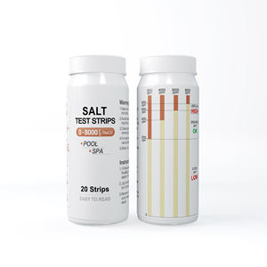 Bandelettes de test de sel à usage domestique et hôtelier pour accessoires de bandelettes d'<span class=keywords><strong>analyse</strong></span> de sel d'<span class=keywords><strong>eau</strong></span> de spa/bain à remous et conteneur - Product Image 4