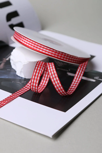 En gros 10mm Mince Double Face Vérifier Ruban Rouleaux 100 Yards Coloré Design Classique pour Pary Anniversaire Cadeau Rubans - Product Image 5