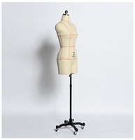 Maniquíes de Espuma ROBBEN para Sastres, Maniquíes Femeninos Ajustables en Altura, Postura de Pie, Tallas 80-88