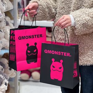 Customized Eco-Friendly Biodegradable Recyclable Shopping Paper Bag with Twisted Handle for <b>Toy</b> Gift Packaging - Product Image 1