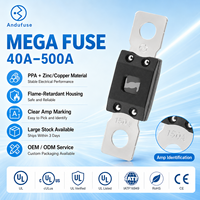 Fusible Mega ANM AMG 40A à 200A 32V 58V en cuivre étamé à visser pour protection automobile, onduleur double batterie, solaire, caravane