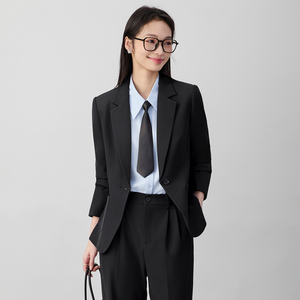 <span class=keywords><strong>Traje</strong></span> de Chaqueta para Mujer, Primavera y Otoño, Nuevo Estilo, para Estudiantes Universitarias, Entrevistas, Vestido Profesional, Overol - Product Image 6