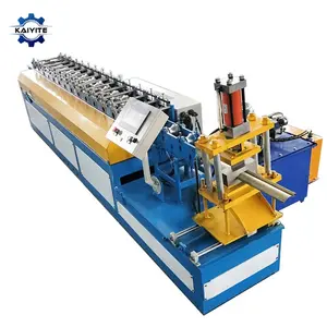 Kontrol PLC Otomatis Rolling Metal Shutter Door Roll Forming Machine