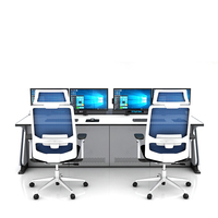 Table ergonomique moderne en métal Kehua Fuwei pour salles de contrôle industrielles et postes de travail de centres de commandement
