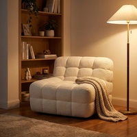 Fauteuil inclinable simple moderne de luxe nordique, pliable et confortable, en tissu, pour salon et salle de cinéma, mobilier de maison